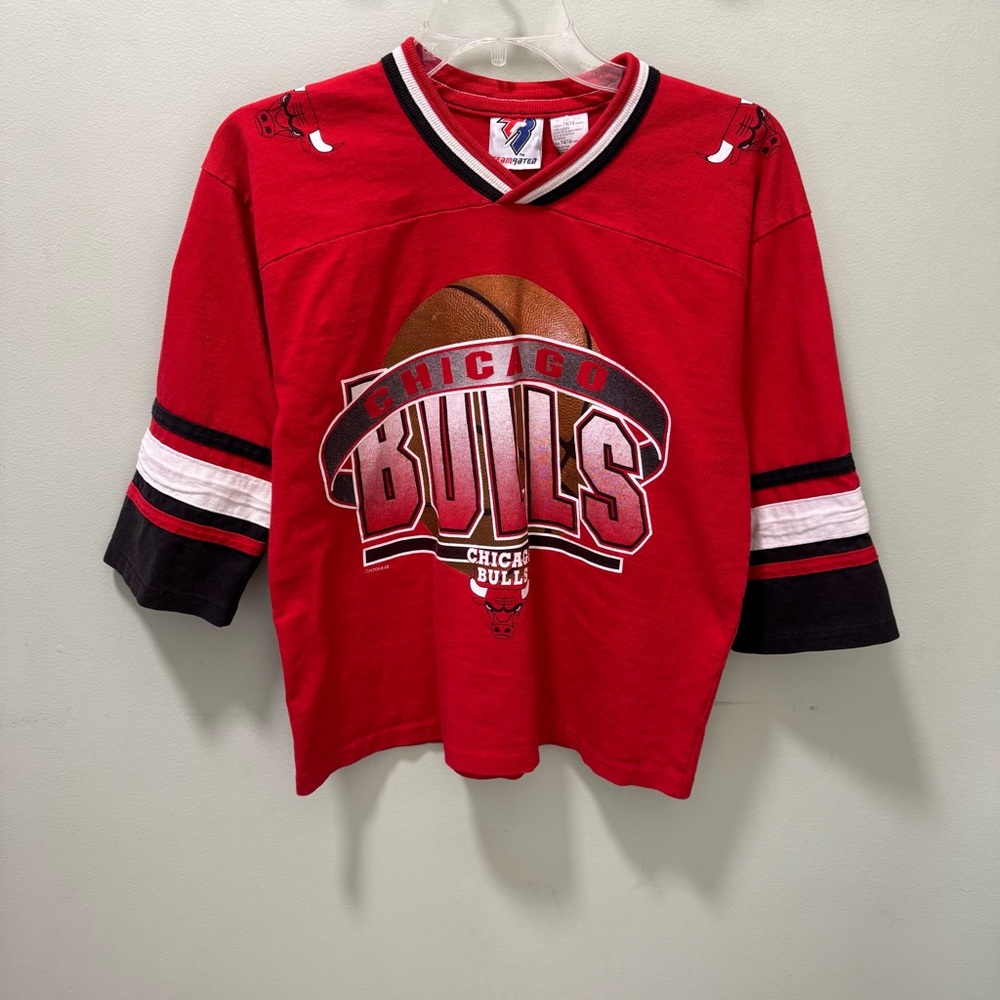 Vintage Chicago Bulls NBA Youth T Shirt Size 14/16 Large